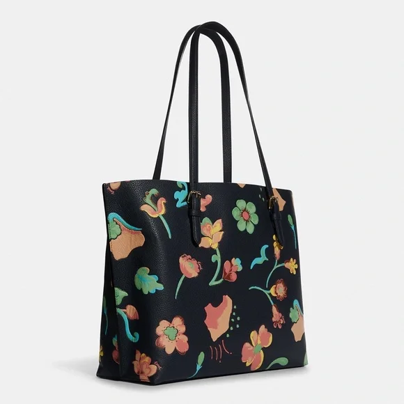 NWT💃Coach Laptop Bag Large Tote With Dreamy Land Floral Print - Picture 8 of 11